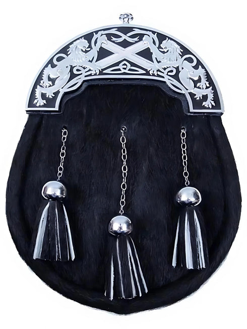 Black Cantle Highland Dress Sporran